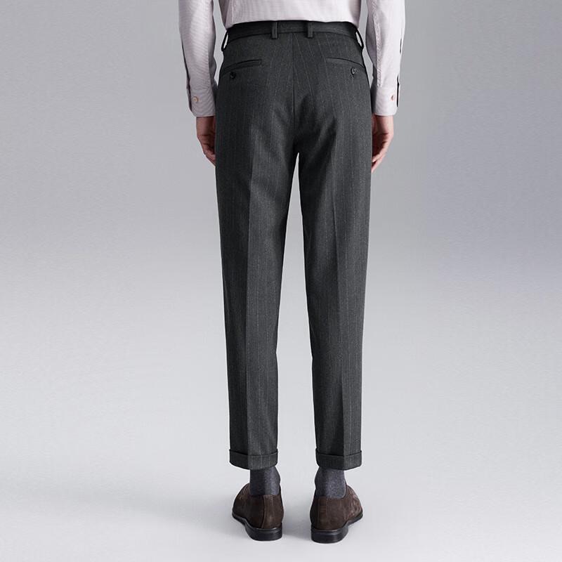 Saint Angelo Men's Slim Fit Casual Nine-Point Trousers