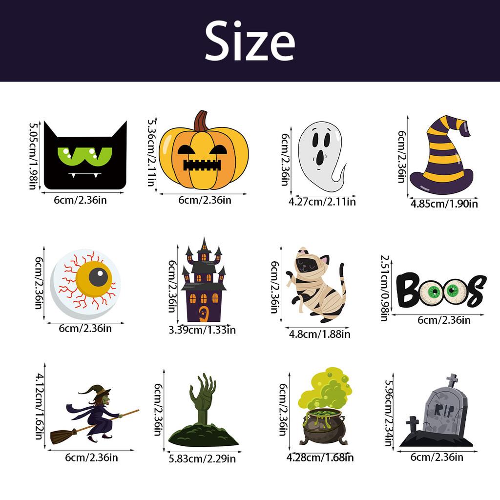 Cake Halloween Party Flag Decor With Paper Witches Castle For Event Venue Setup