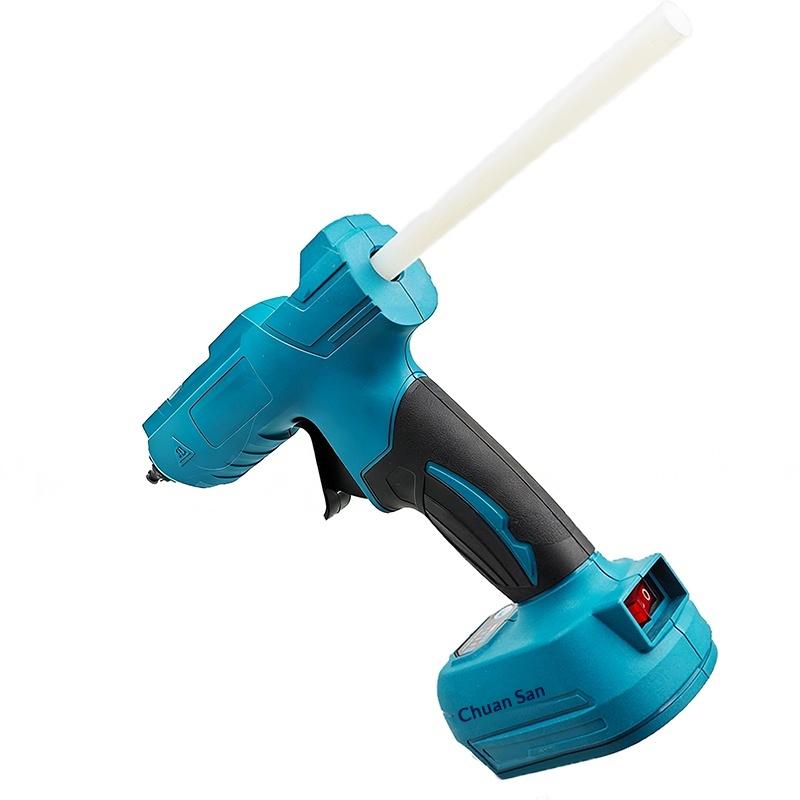 Hot Melt Glue Gun Electric 18V Battery Support Cordless Model 2 Glue Rods for Rapid Prototyping Tasks