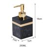 Reusable Resin Soap Dispenser Manual Empty Liquid Lotion Pump Bottle for Room Countertop