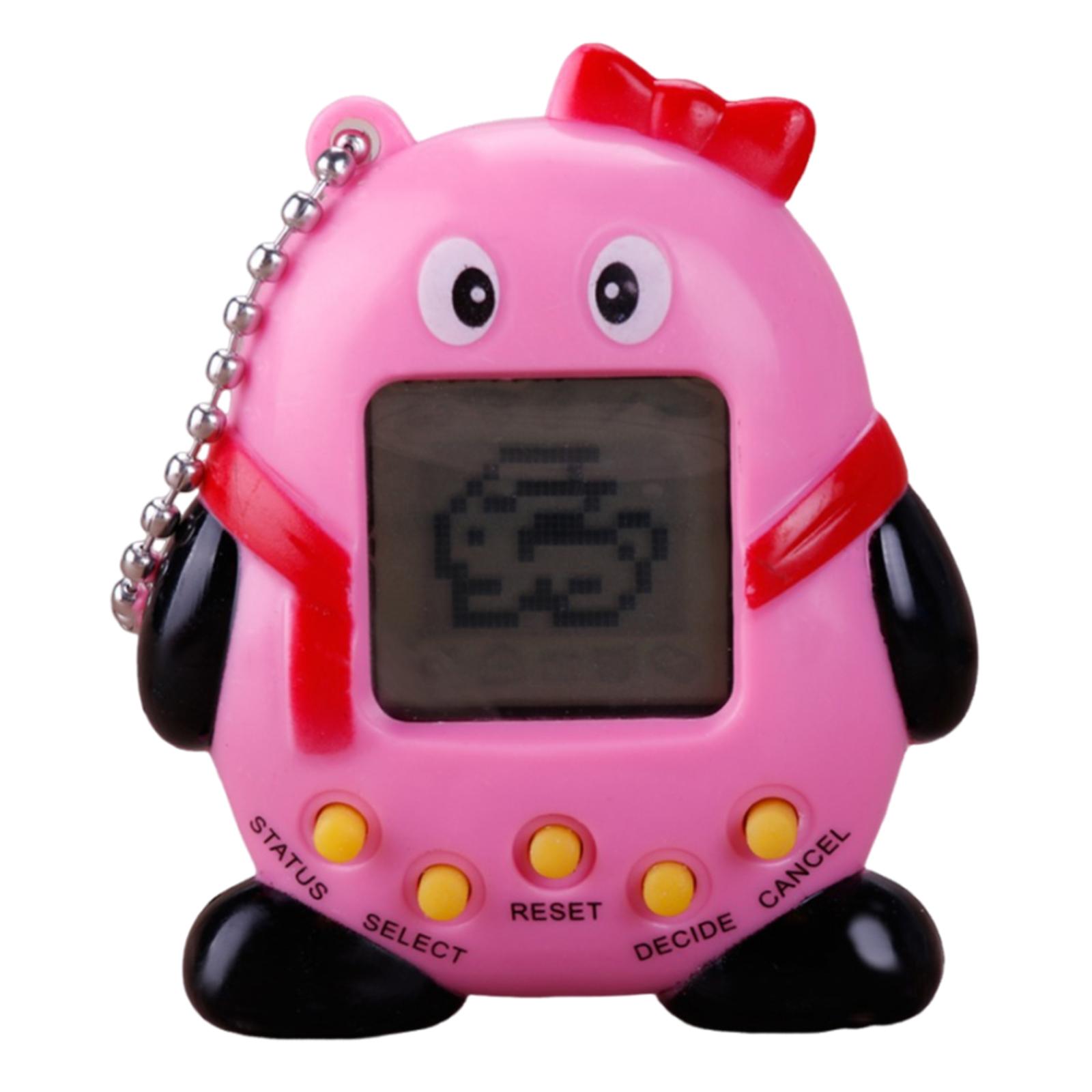 

Electronic Digital Pets Virtual Pet Toy 168 Pet Pocket Electronic Animals Toys for Kids Early Education Gift Party Favor розовый