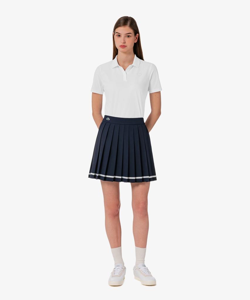 Lacoste Women'S Tennis Tape Tipping Skirt Jf231E-56G Hde