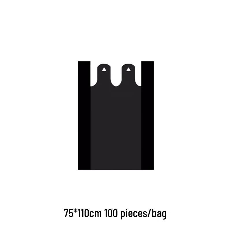 Black Vest-Style Trash Bags