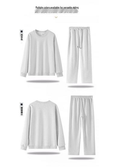 Women's Trendy Loose Drop Shoulder Hoodie & Wide Leg Sweatpants Set - Autumn/Winter Collection