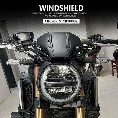 Motorcycle Windshield WindScreen Deflector Visor New For HONDA CB650R CB 650R 2019 2020 2025 2025 CB1000R CB 1000 R 2018-2020