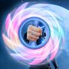 Shuriken Giratorio de Colores Brillantes Espada de Luz con LED de Cambio Multicolor Música Cosplay Genial Intermitente Juguete para Niños