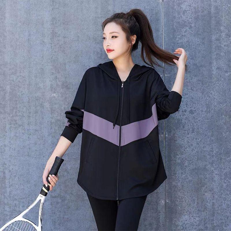 Women's Quick-Dry Long-Sleeve Sports Jacket and Yoga Set - Autumn/Winter Casual Fit
