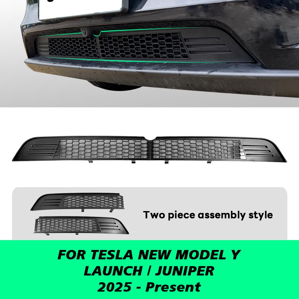 TESY Split Detachable Insect-proof Net For Tesla New Model Y Juniper 2025+ Launch Air Conditioning Modified Air Intake Cover