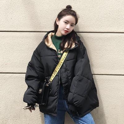 Fall Winter Loose Cotton Jacket Coat Plus Size Student Outfit Thick Puffer Coat Short Down Jacket Warm Winter