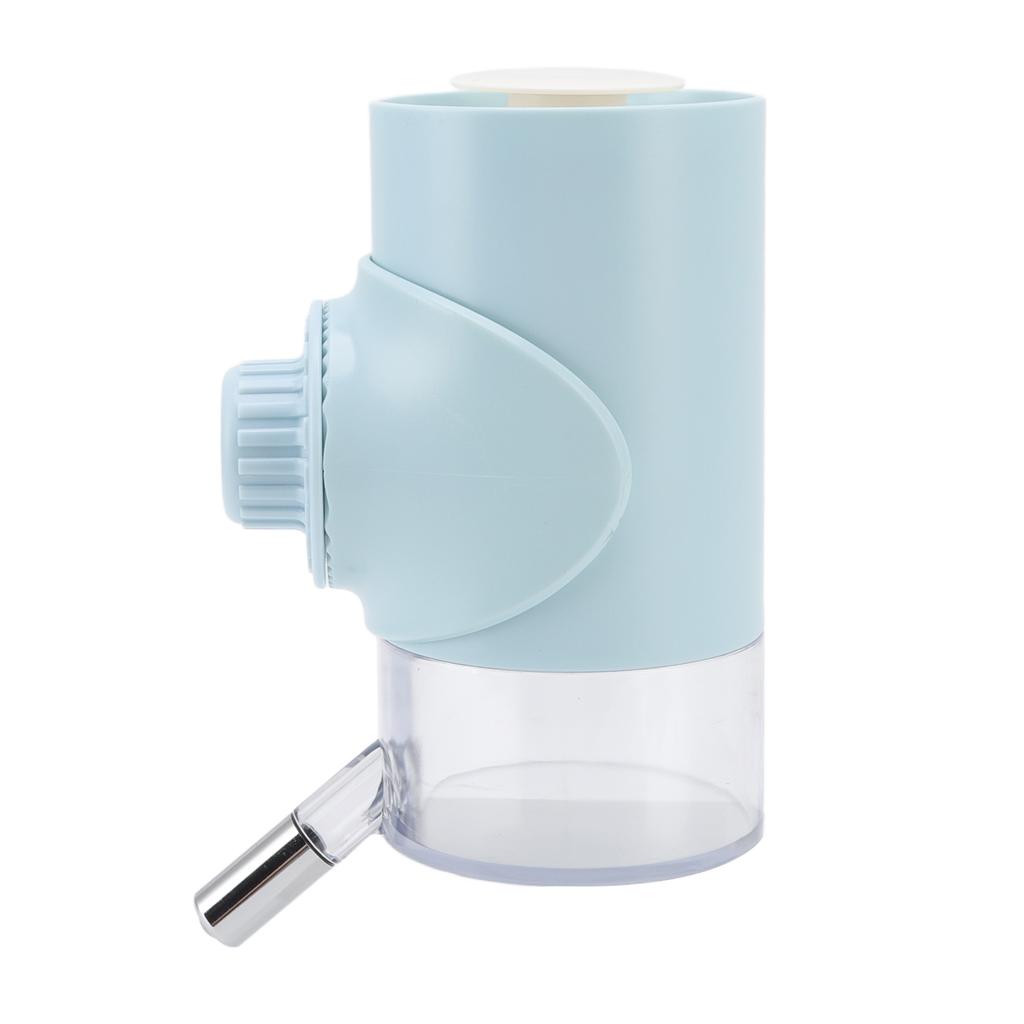 Trinkbrunnen für Haustiere, automatisch, tragbar, zum Aufhängen, für Katzen und Hunde, Blau, 500 ML