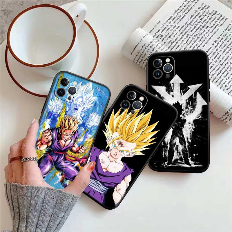 RE25 Dragon Ball Gohan New High-End Shell Phone Case for iPhone 16 15 14 13 12 Pro Max Plus Mini