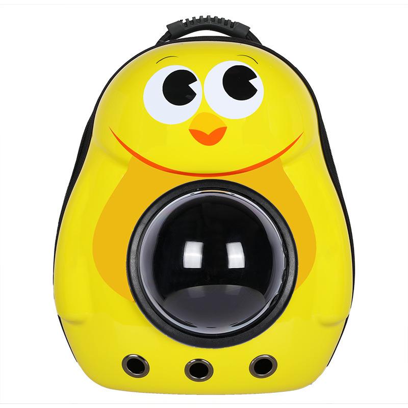 

Cat Bag Dog Backpack Transparent Large-capacity Shoulder Portable Pet Bag Going Out Space Capsule Pet Supplies No side door-12-hole space cover model