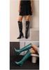 2025 Winter High Leg Knight Boots, Size 34-48, Chunky Heel, Women's Fashion Footwear.