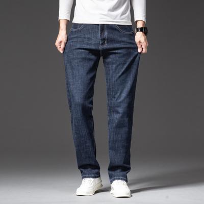 Plus Size Hosen Frühling Herbst Herren Gerade Länge Hose Lose Jeans