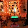 Witch's Brew Large Cauldron Decoration with LED Fire Effect