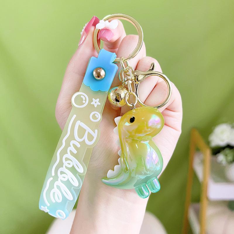 

Creative Frosted Luminous Dinosaur Keychain