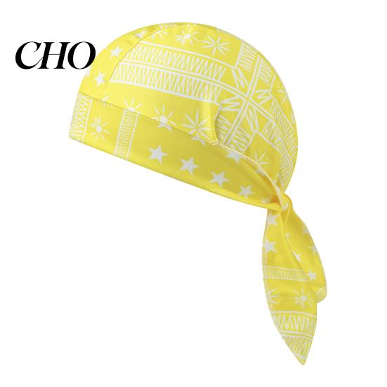 Turban Cap Cooling Hat Paisley Pattern Elastic Fit Adjustable Straps Retro Bandana Headscarf Breathable Sweat-Wicking Fabric Outdoor Cycling