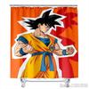 Anime Dragon Ball Z Son Goku Burdock Broli Bath Shower Curtain Waterproof 3D Cute With Hooks For Kids Bathroom Decoration