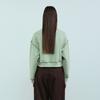 Munseuwodeu Mint Studio Crop Sweatshirt