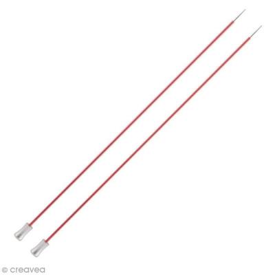 Knitting Needle - KNITPRO - 40 Cm - 2.5 Mm - Colored Aluminum - Red