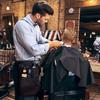 Grembiule Professionale da Barbiere Nero, Grembiule Impermeabile da Parrucchiere, Grembiule Anti Taglio Capelli, Accessorio Styling per Salone per Parrucchiere e Stilista