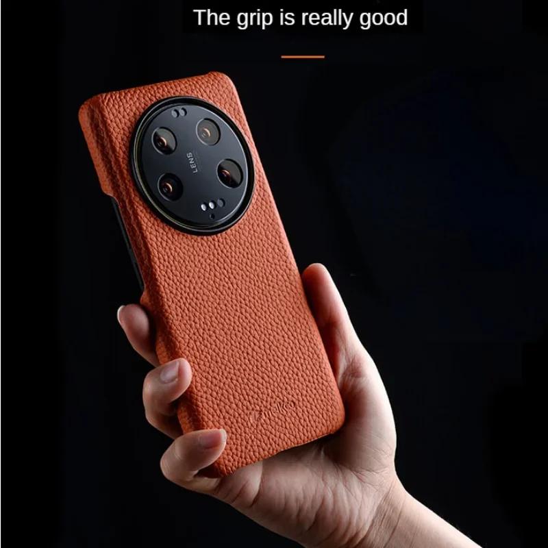 Melkco Genuine Cowhide Leather Case for Xiaomi Mi 13 Ultra 5G Mi14 15 Pro 12 12X 12S 11 10s Premium Microfiber Inside Back Cover
