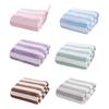 Striped Microfiber Bath Towel, Ultra Absorbent Quick Dry Towel, Lightweight Plush Towel for Beach Pool Travel And Daily Use