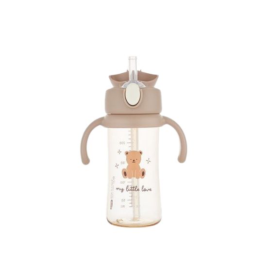 EDISON Little Love PPSU One-Touch Straw Cup for Toddlers 250ml