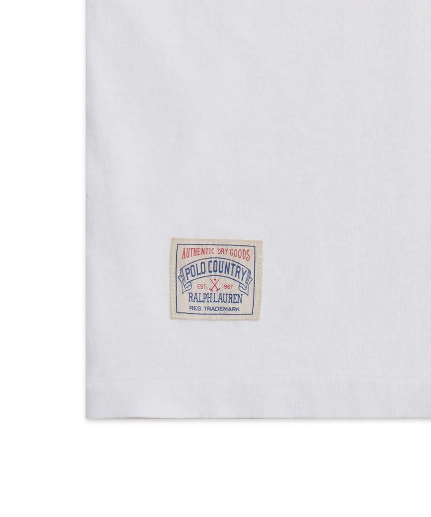 POLO RALPH LAUREN Classic Fit Jersey Graphic T-Shirt - White