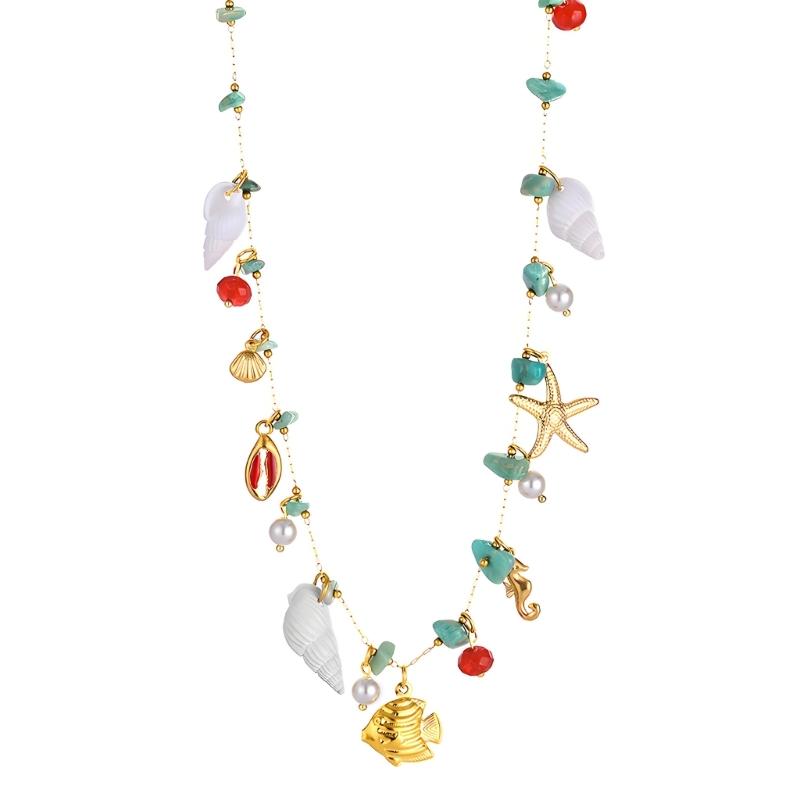 

Adjustable Layer Bikini Waist Chain With Natural Stones For Beach Festival And Vacation Wear