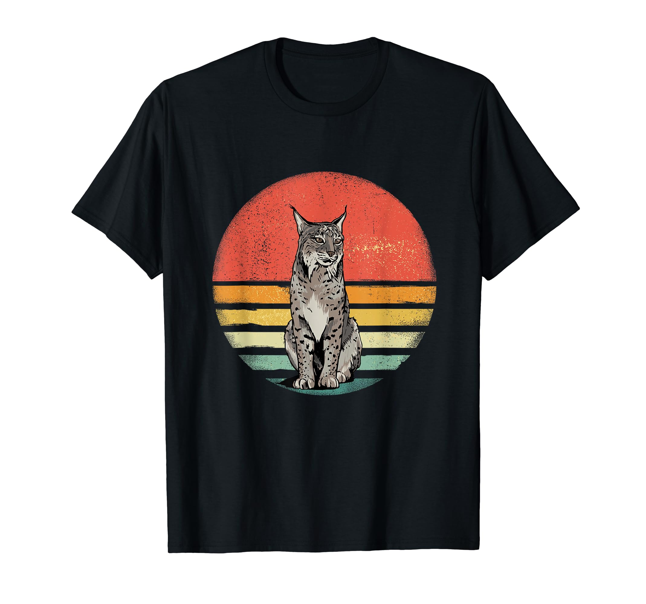 Retro Vintage Lynx Wildcat Bobcat Zoo Animal Lynx Lover T-Shirt