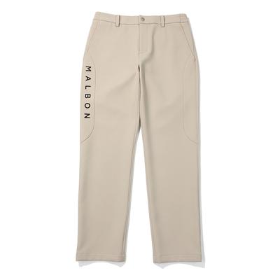 MALBON GOLF Malbon Down Fabric Straight Pants Beige (Man)
