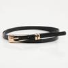 New Leopard Print Color Fashionable and Versatile Women's Fine Belt with Alloy Pin Buckle Pairs Well with Sweater, Dress and Suit Decorative Straps