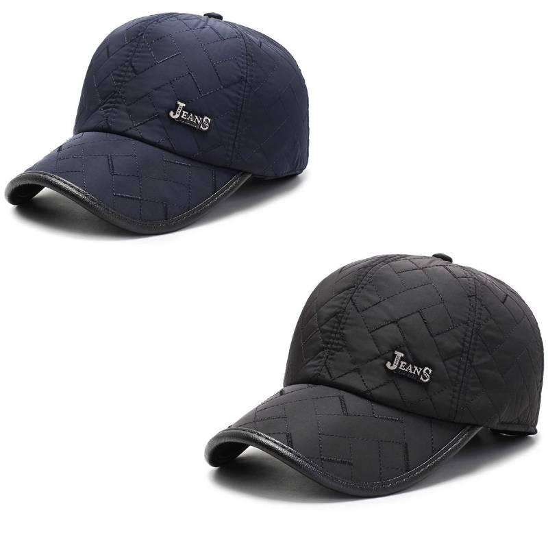 Baseball Jeans Letter Cap Peaked Caps Man Ear Protection Hat Casual Fashion