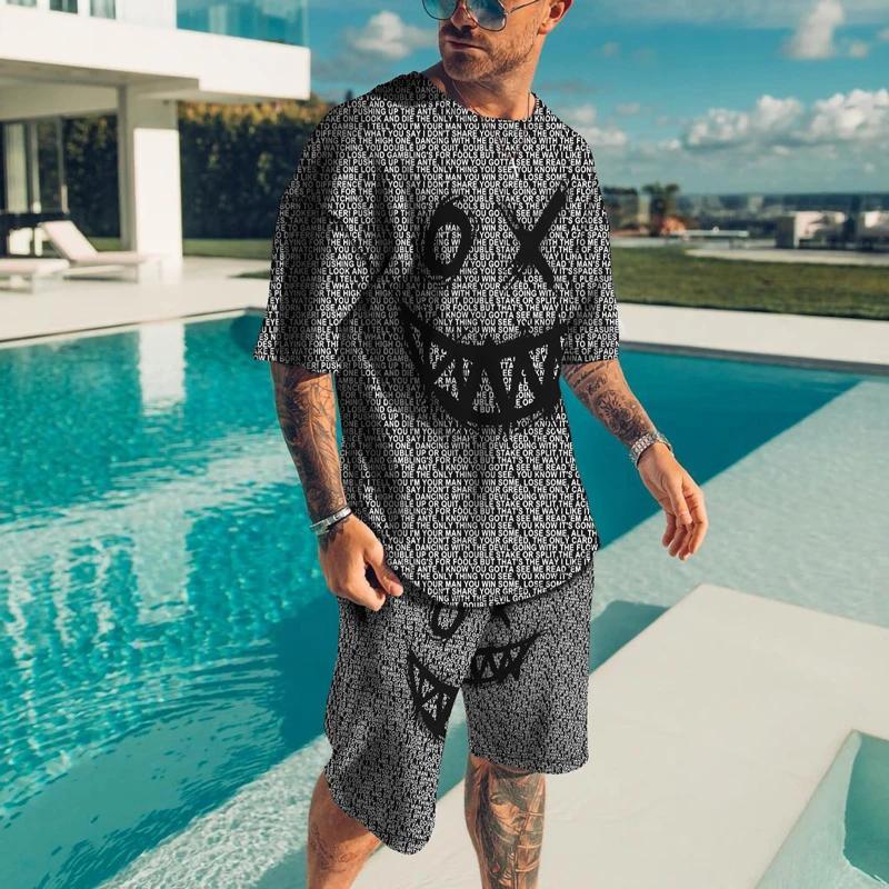 Fashion 3D Lion Printed Men's Tracksuit 2 Piece Suit Women's Woman Clothing Sweatshirt Oversized T-shirt Hot Tops Sports 2023