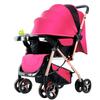 Lightweight, Foldable, Two-Way Baby Stroller with Four Wheels
