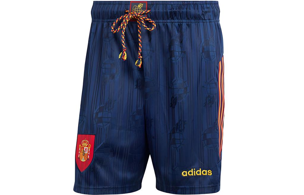 adidas Spain 1996 Home Shorts Soccer Ball Shorts Men's Dark Indigo IT7755