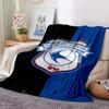 Cardiff City FC Print Flannel Blanket High Quality Warm Comfortable Cover for All Seasons Perfect for Gifts Home Decor