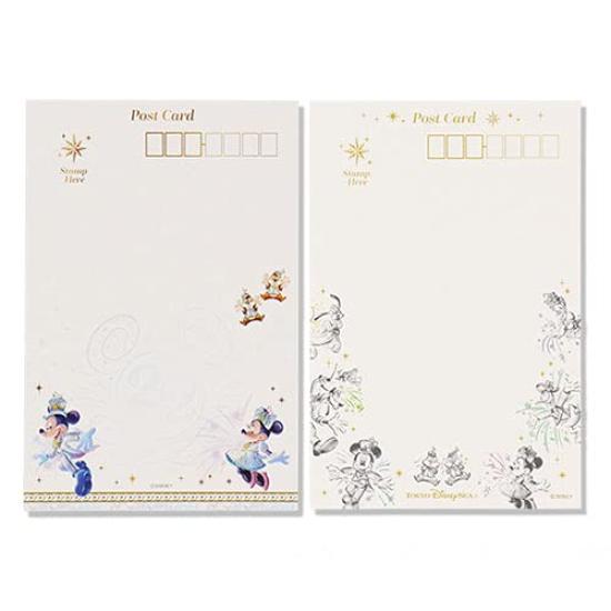 Mickey Friends 20th Anniversary Postcard Set DisneySea Anniversary Time to Disney Merchandise Souvenir & [Tokyo Exclusive] Shine!