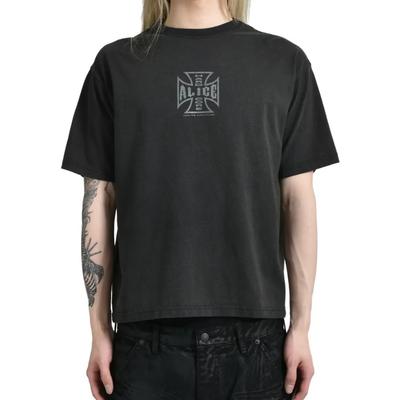 Camiseta Streetwear Y2K Hip Hop Punk Rock Estampado Gráfico Camiseta Oversize Camisetas para Hombre ALICE HOLLYWOOD Camiseta Chopper Camisetas