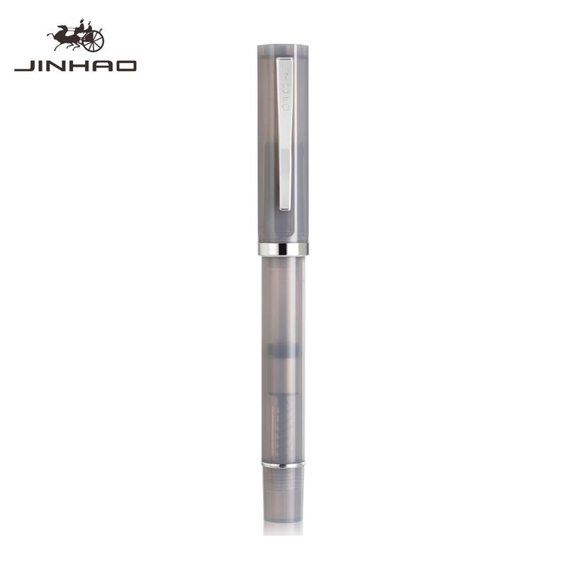 JINHAO 58D Fountain Pen 6 Colors F EF Nib Ink Pen Writing Calligraphy Pen PK HONGDIAN MAJOHN Stationery School Office Supplies
