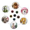 Colorful Plush Toy Plastic Eyes: Cartoon Animal Art Eye for Crochet Dolls and DIY Crystal Simulation