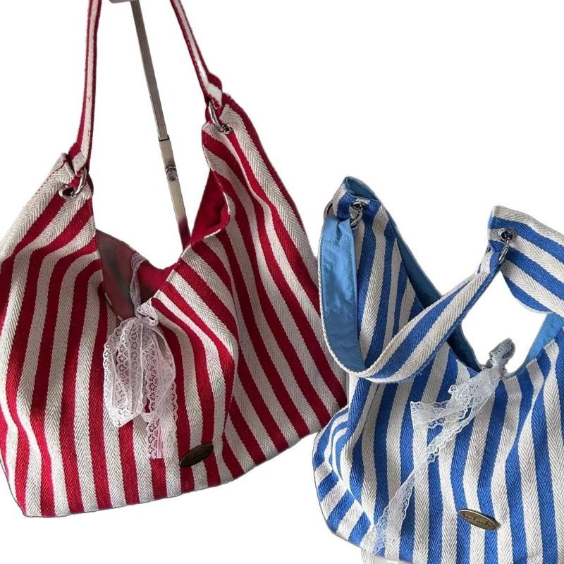 Large-capacity Commuter Single-shoulder Underarm Bag, Double-sided Hand-held Tote Bag