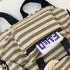 Sac à dos scolaire pour étudiants Sac à dos à rayures rétro Sacs à dos de voyage Sacs à dos de jour grande capacité Sac à dos de voyage pour filles