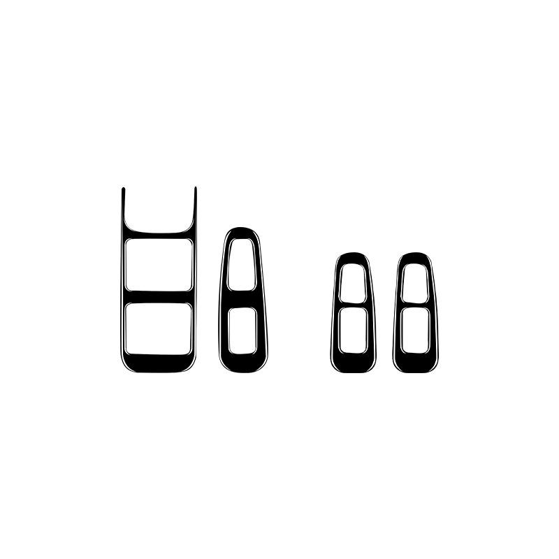 Suitable for Kia 18-23 Stinger piano black window lifting panel decorative patch interior modification accessories