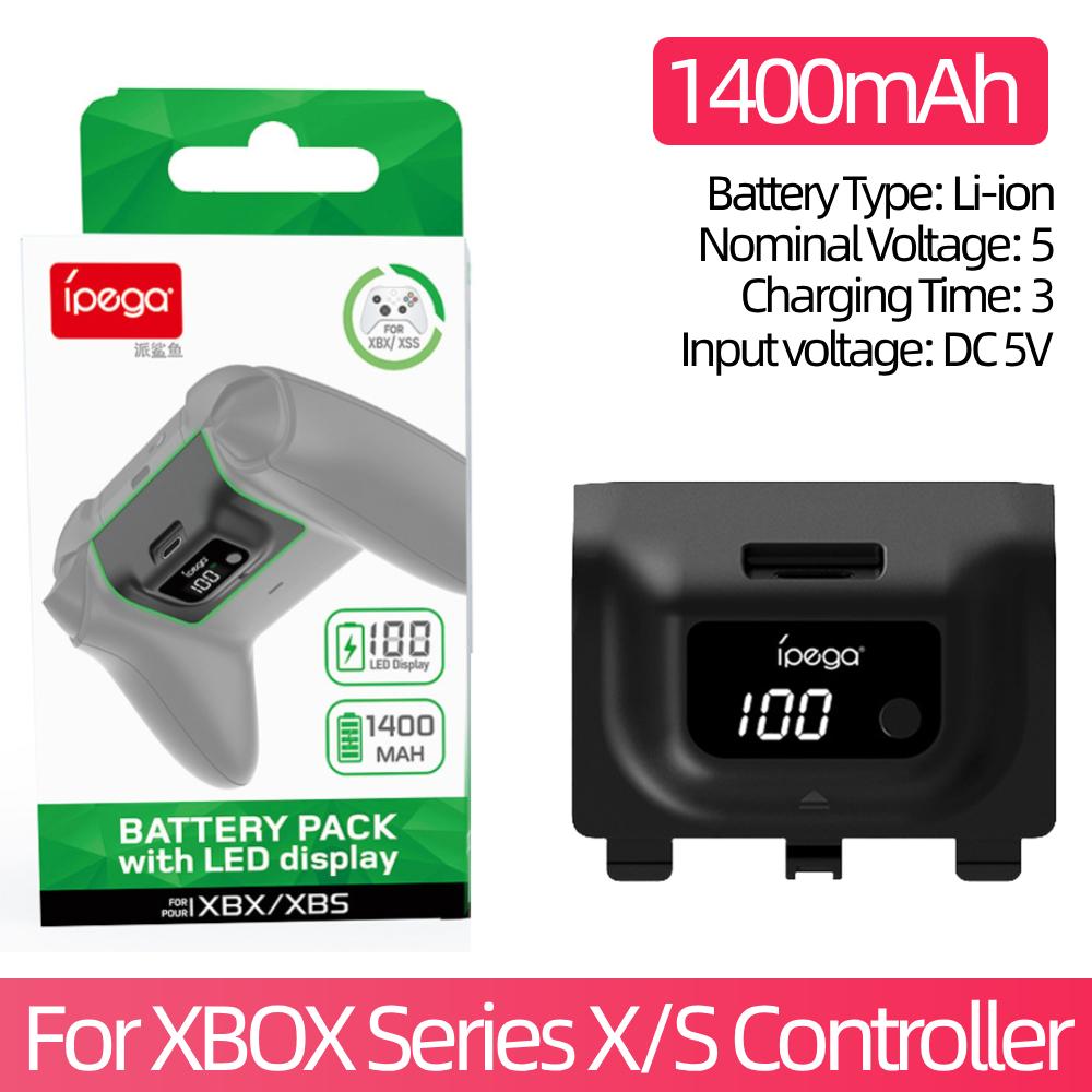 

Wireless Gampad Rechargeable Battery 1400mAh with Digital Display Replacement Battery for Xbox Series X/Xbox Series S Controller