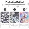 5D Pearl Kit Pearl Cat Design DIY Enamel Art for Living Room Bedroom Wall Decoration Handmade Gift