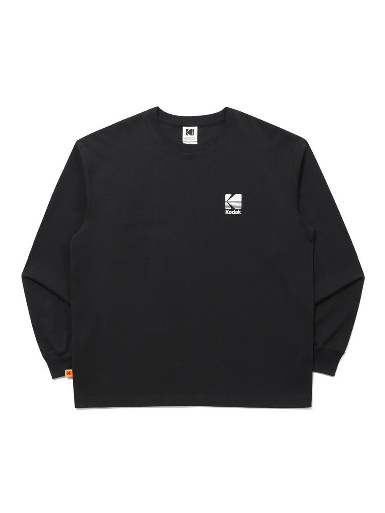 KODAK Essentials Big Logo Long Sleeve T-Shirt Black