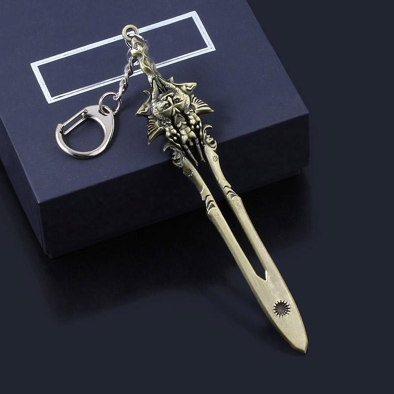 New God of War 4 Kratos Sword Keychain Pendant Keyring Jewelry Men And Women Car key chain Accessories