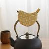 1Pc Embroidery Pattern Thermal Insulation Cotton Pot Clamp Creativity Heat-resistant Anti-scald Bird Pot Lid Cap Anti Scald Cover